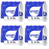 SmartWater Vapor Distilled Premium Water Bottles, 1 L.
